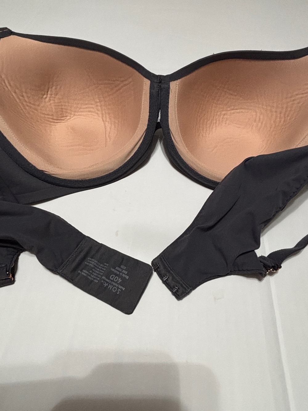 SOMA Bodify Perfect Coverage Bra Black 40D Underwire T-Shirt Bra Full Coverage - Picture 4 of 6